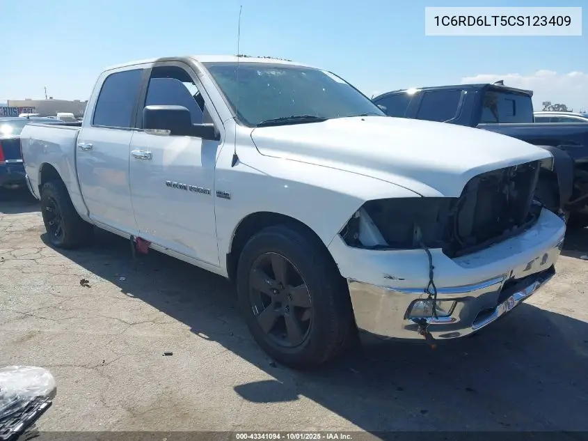 1C6RD6LT5CS123409 2012 Ram 1500 Slt