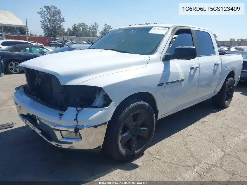 1C6RD6LT5CS123409 2012 Ram 1500 Slt