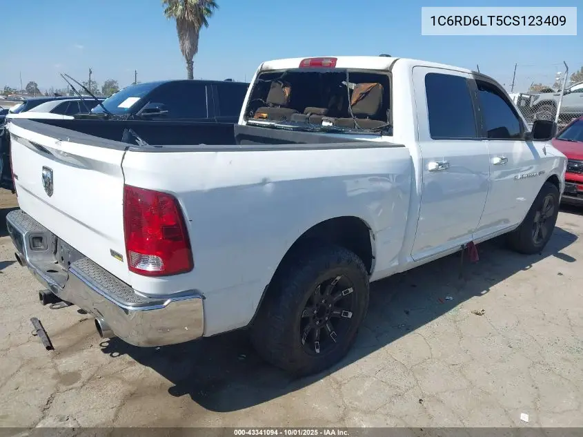1C6RD6LT5CS123409 2012 Ram 1500 Slt