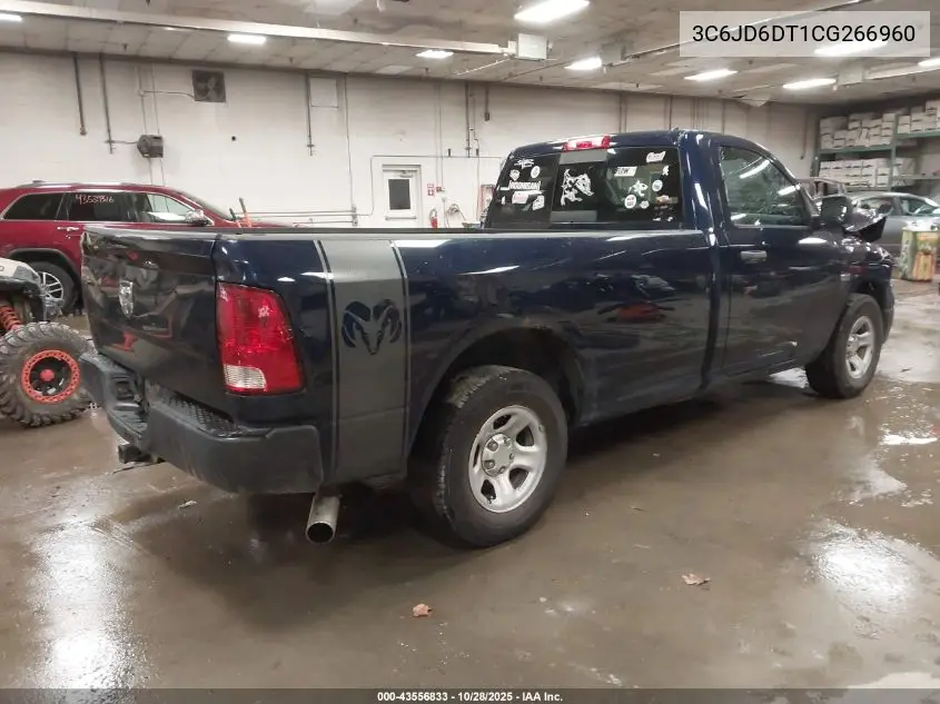 3C6JD6DT1CG266960 2012 Ram 1500 St