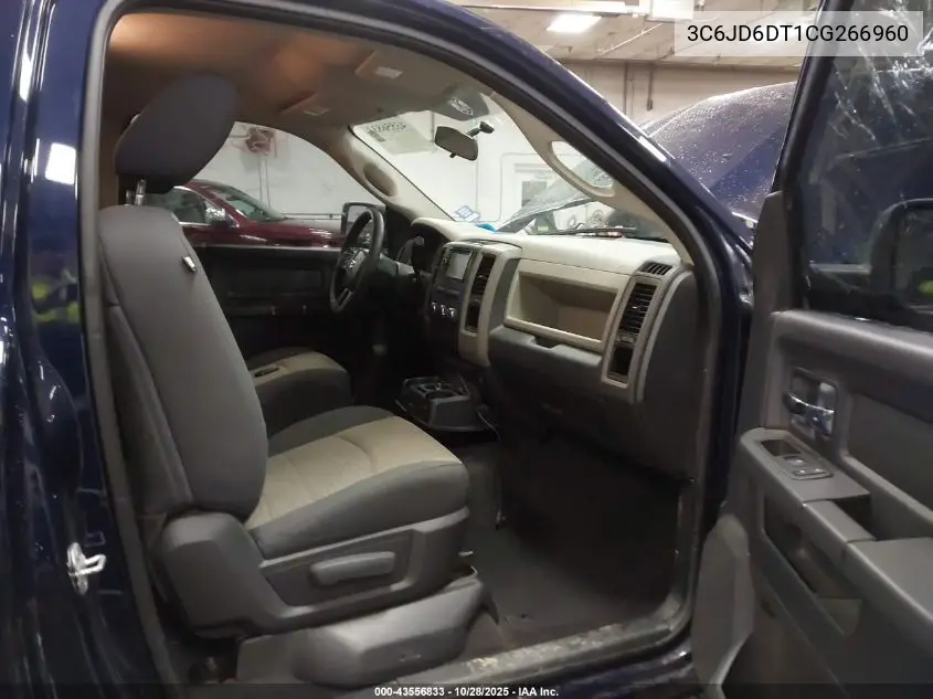 3C6JD6DT1CG266960 2012 Ram 1500 St
