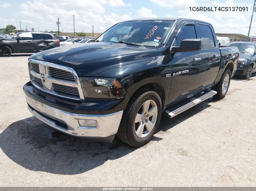2012 Ram 1500 Slt VIN: 1C6RD6LT4CS137091 Lot: 45557889