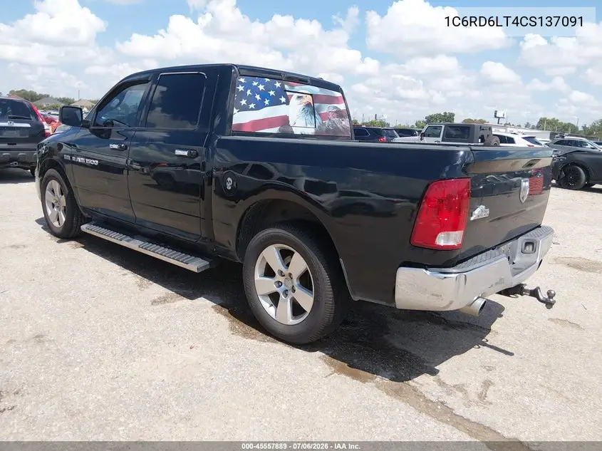 2012 Ram 1500 Slt VIN: 1C6RD6LT4CS137091 Lot: 45557889