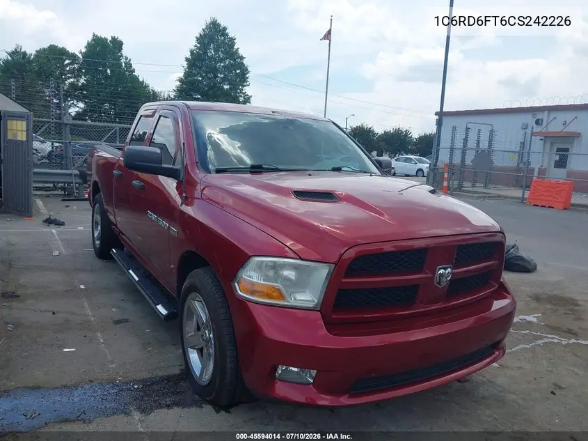 2012 Ram 1500 Express VIN: 1C6RD6FT6CS242226 Lot: 45594014