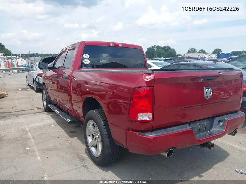 2012 Ram 1500 Express VIN: 1C6RD6FT6CS242226 Lot: 45594014