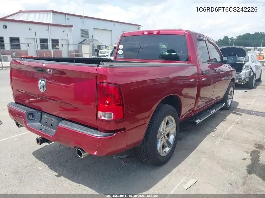 2012 Ram 1500 Express VIN: 1C6RD6FT6CS242226 Lot: 45594014