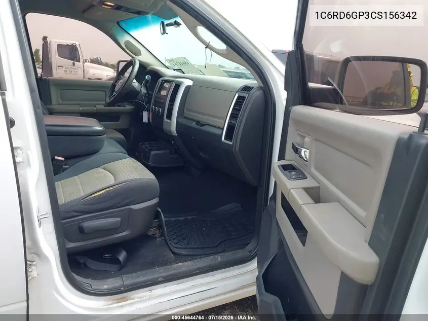 2012 Ram 1500 Slt VIN: 1C6RD6GP3CS156342 Lot: 45644764