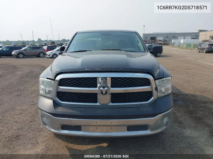 2013 Ram 1500 St VIN: 1C6RR7KG2DS718571 Lot: 30094389