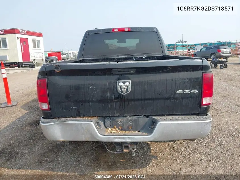 2013 Ram 1500 St VIN: 1C6RR7KG2DS718571 Lot: 30094389