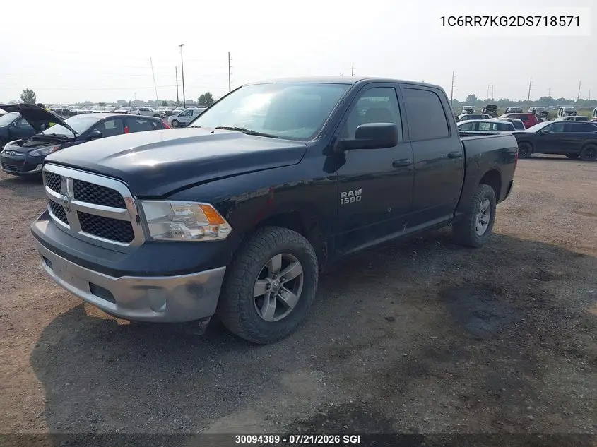 2013 Ram 1500 St VIN: 1C6RR7KG2DS718571 Lot: 30094389