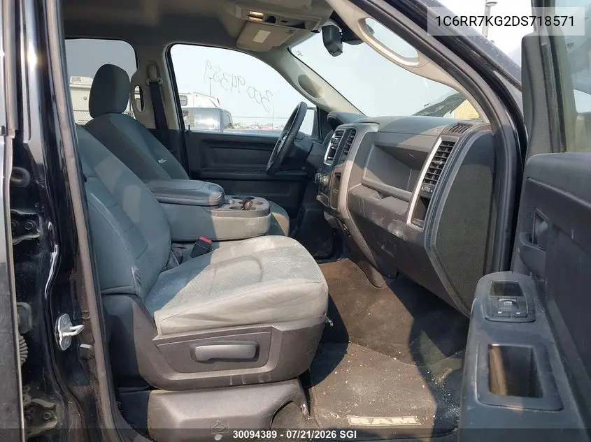 2013 Ram 1500 St VIN: 1C6RR7KG2DS718571 Lot: 30094389