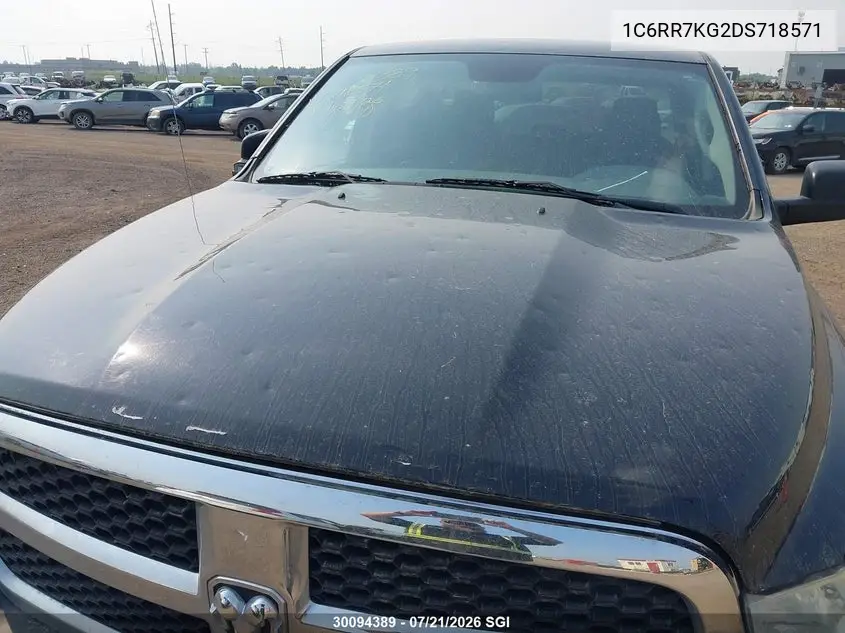 2013 Ram 1500 St VIN: 1C6RR7KG2DS718571 Lot: 30094389