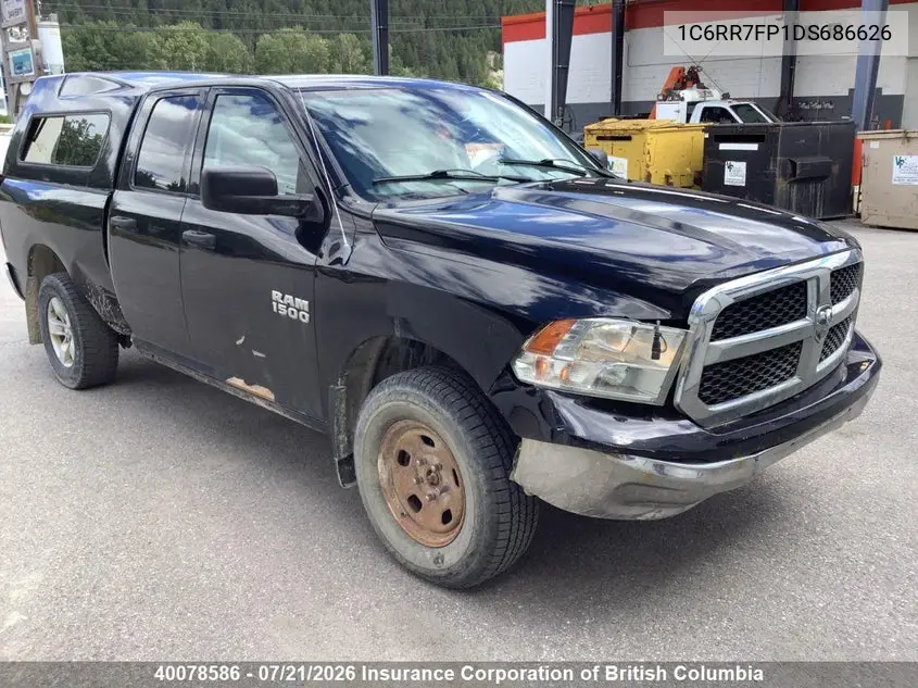 2013 Ram 1500 St VIN: 1C6RR7FP1DS686626 Lot: 40078586