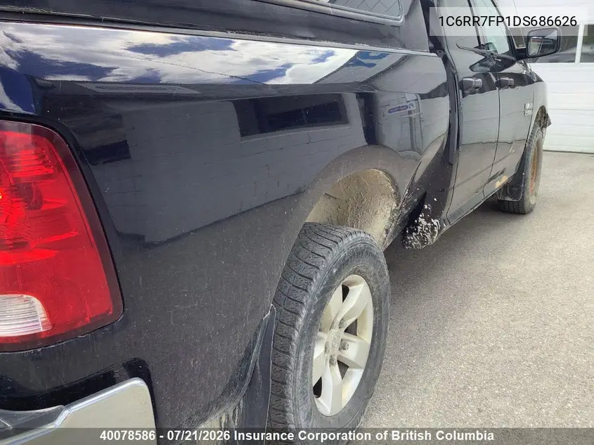 2013 Ram 1500 St VIN: 1C6RR7FP1DS686626 Lot: 40078586