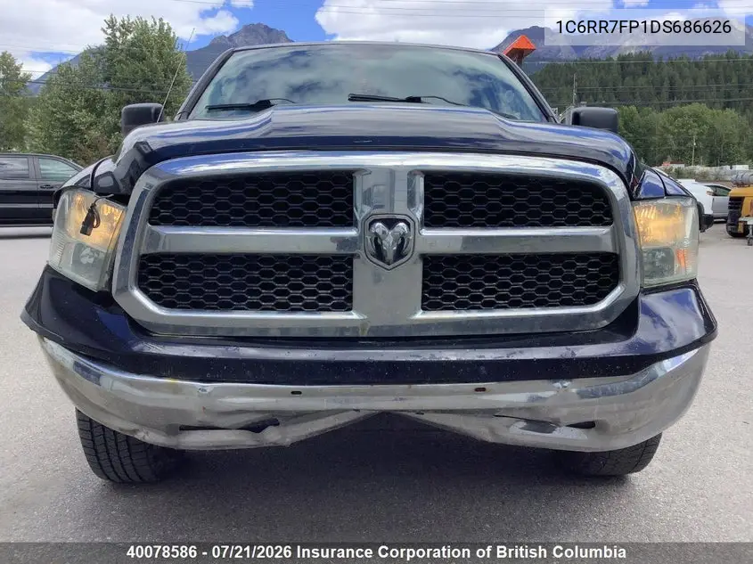 2013 Ram 1500 St VIN: 1C6RR7FP1DS686626 Lot: 40078586