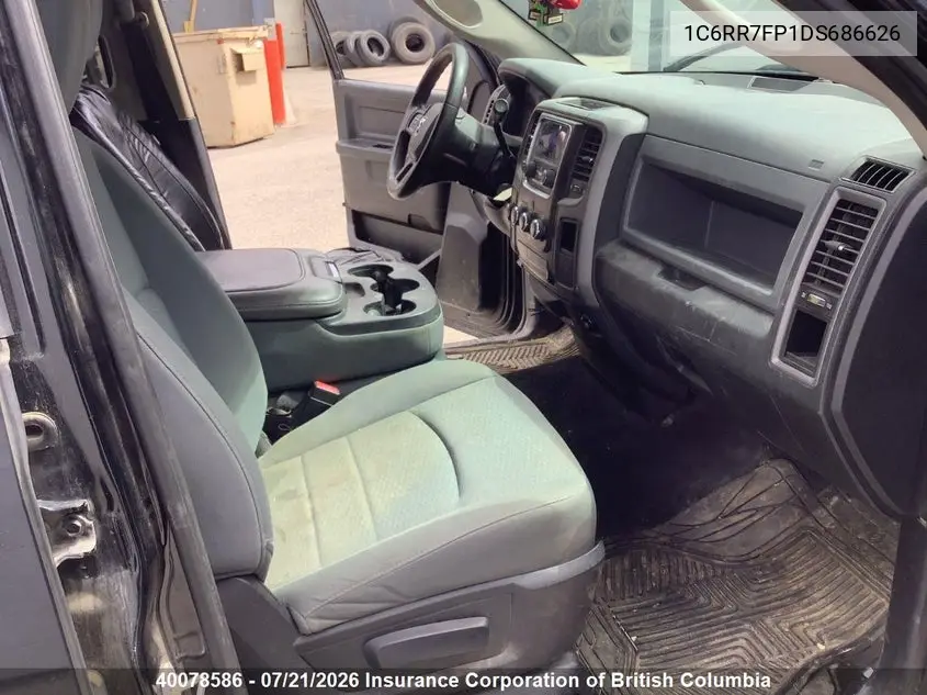 2013 Ram 1500 St VIN: 1C6RR7FP1DS686626 Lot: 40078586