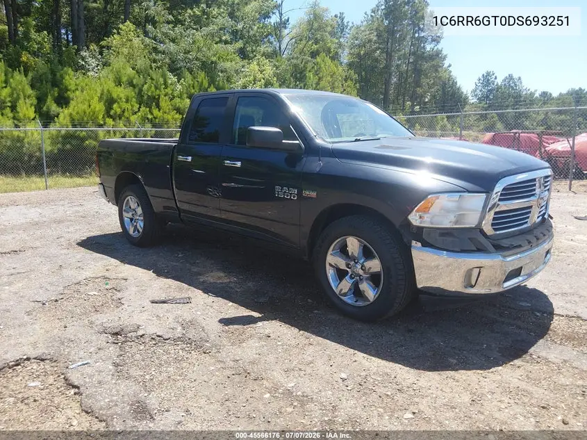 2013 Ram 1500 Big Horn VIN: 1C6RR6GT0DS693251 Lot: 45566176