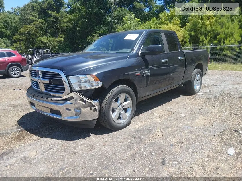 2013 Ram 1500 Big Horn VIN: 1C6RR6GT0DS693251 Lot: 45566176