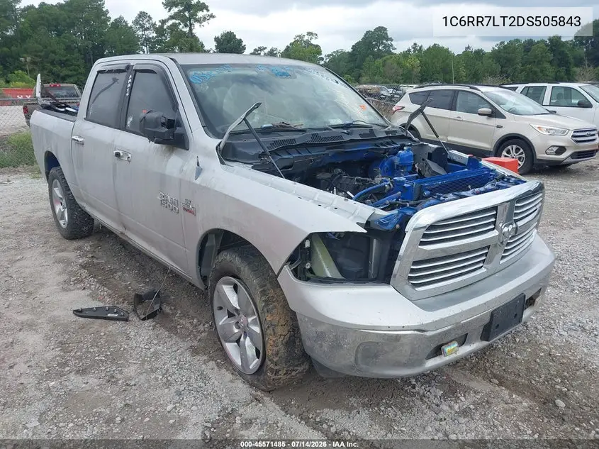 2013 Ram 1500 Big Horn VIN: 1C6RR7LT2DS505843 Lot: 45571485