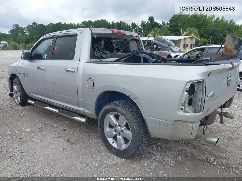 2013 Ram 1500 Big Horn VIN: 1C6RR7LT2DS505843 Lot: 45571485