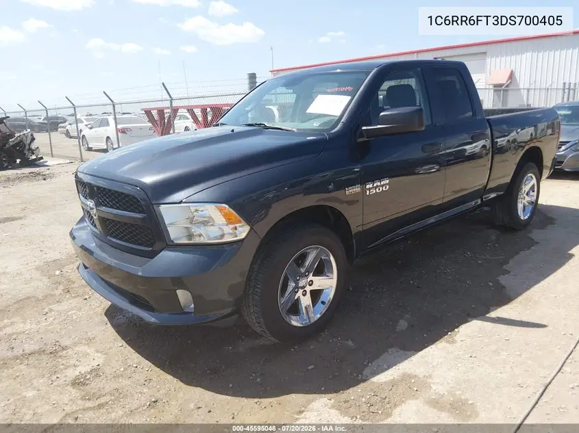 2013 Ram 1500 Express VIN: 1C6RR6FT3DS700405 Lot: 45595048