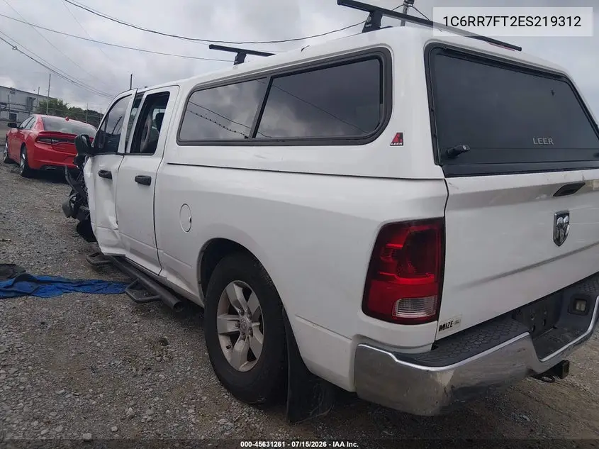 2014 Ram 1500 Tradesman VIN: 1C6RR7FT2ES219312 Lot: 45631261