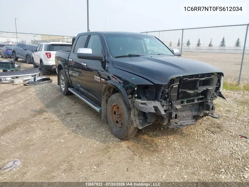 2015 Ram 1500 Laramie VIN: 1C6RR7NT0FS612034 Lot: 12657822X
