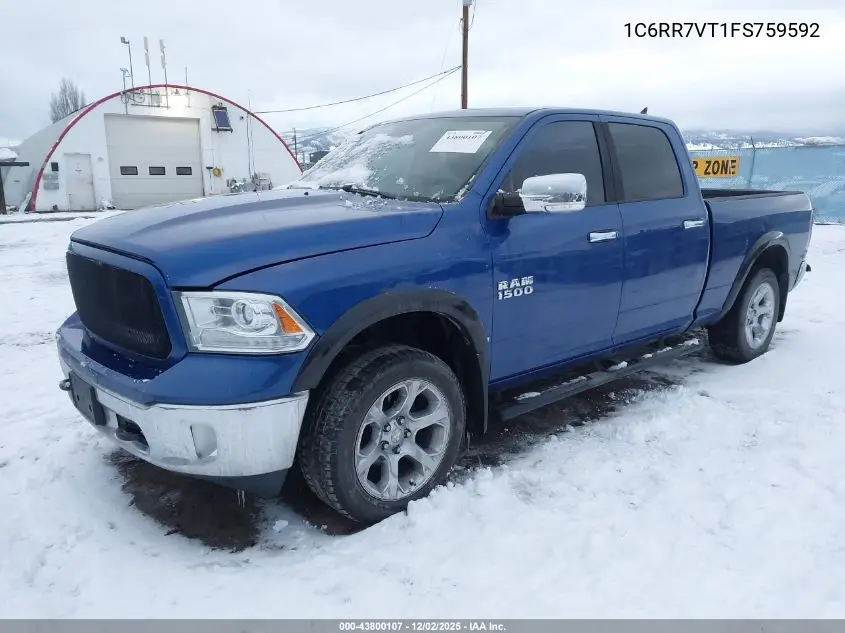 1C6RR7VT1FS759592 2015 Ram 1500 Laramie