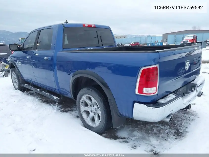 1C6RR7VT1FS759592 2015 Ram 1500 Laramie