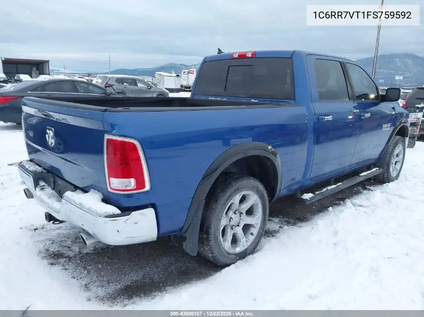 1C6RR7VT1FS759592 2015 Ram 1500 Laramie