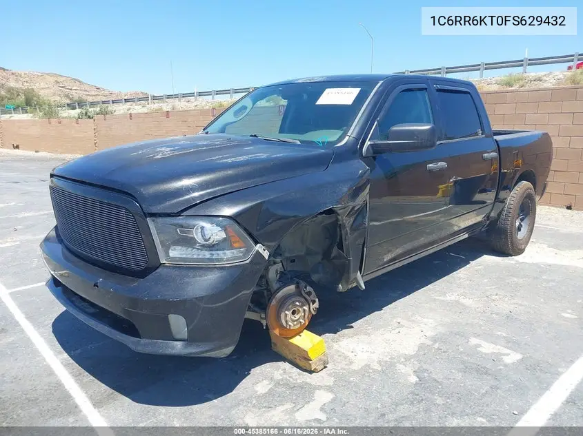 2015 Ram 1500 Express VIN: 1C6RR6KT0FS629432 Lot: 45385166