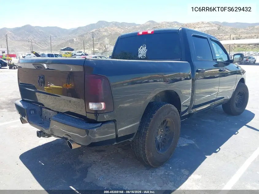 2015 Ram 1500 Express VIN: 1C6RR6KT0FS629432 Lot: 45385166