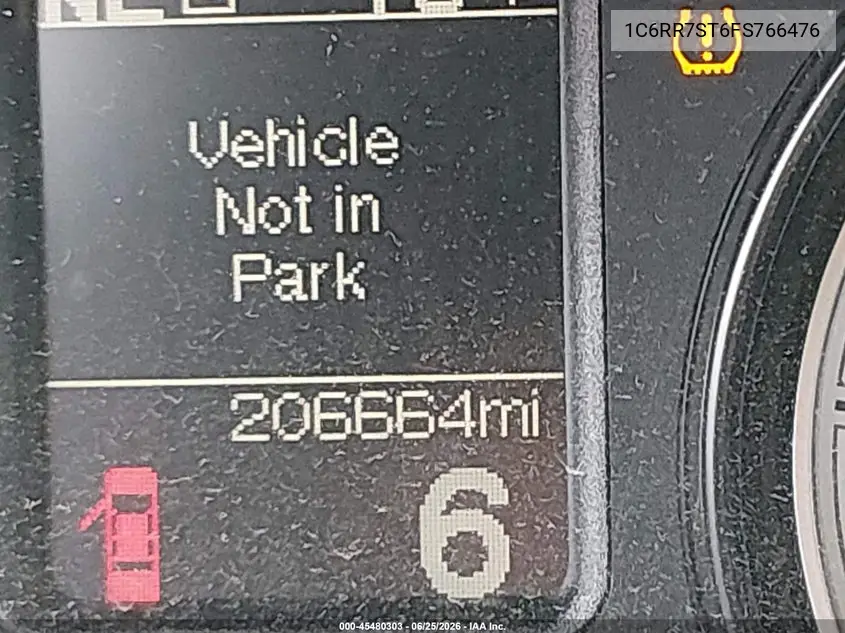 2015 Ram 1500 Tradesman VIN: 1C6RR7ST6FS766476 Lot: 45480303