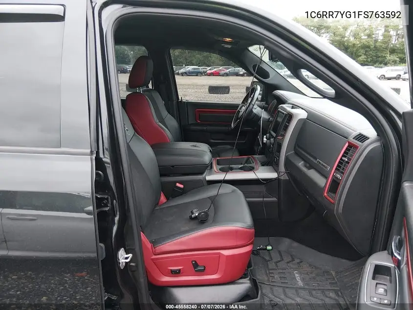 2015 Ram 1500 Rebel VIN: 1C6RR7YG1FS763592 Lot: 45558240
