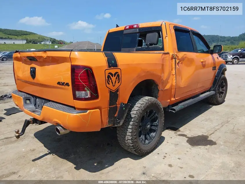 2015 Ram 1500 Sport VIN: 1C6RR7MT8FS702159 Lot: 45630006