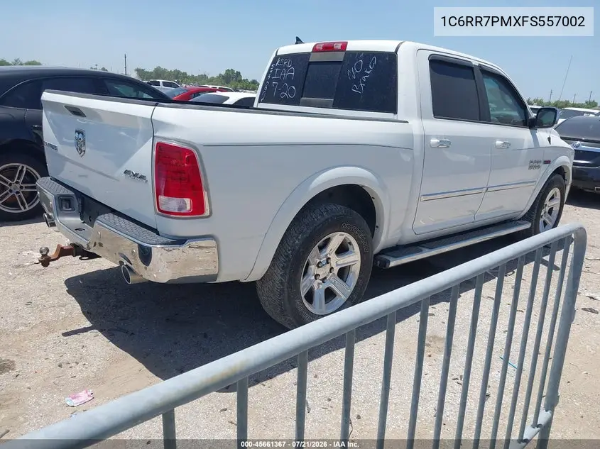 2015 Ram 1500 Laramie Limited VIN: 1C6RR7PMXFS557002 Lot: 45661367