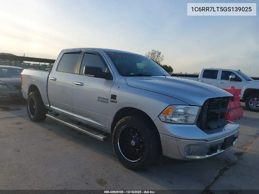 1C6RR7LT5GS139025 2016 Ram 1500 Lone Star