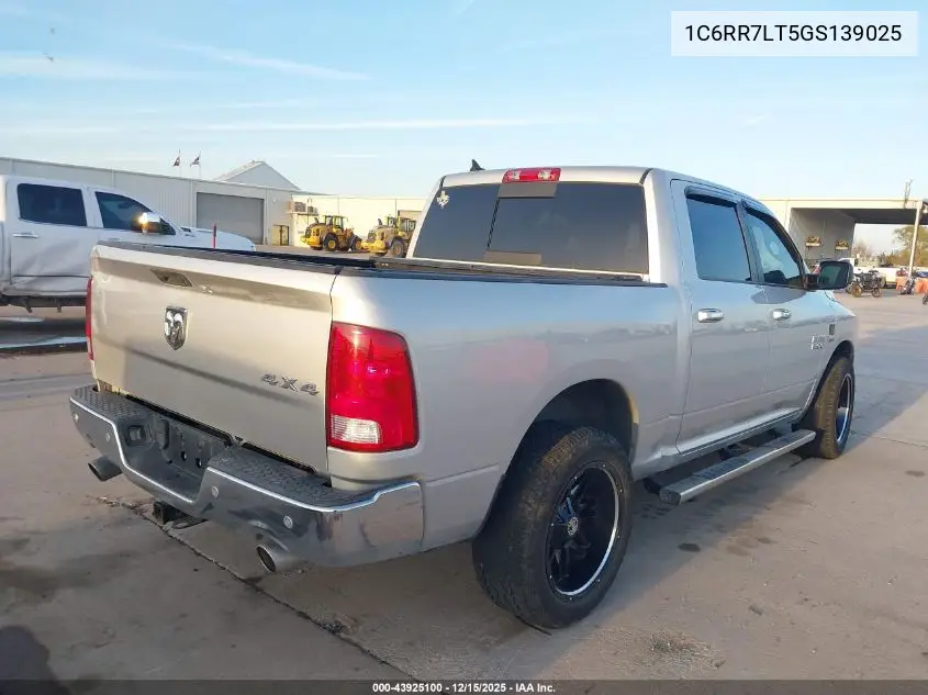 1C6RR7LT5GS139025 2016 Ram 1500 Lone Star