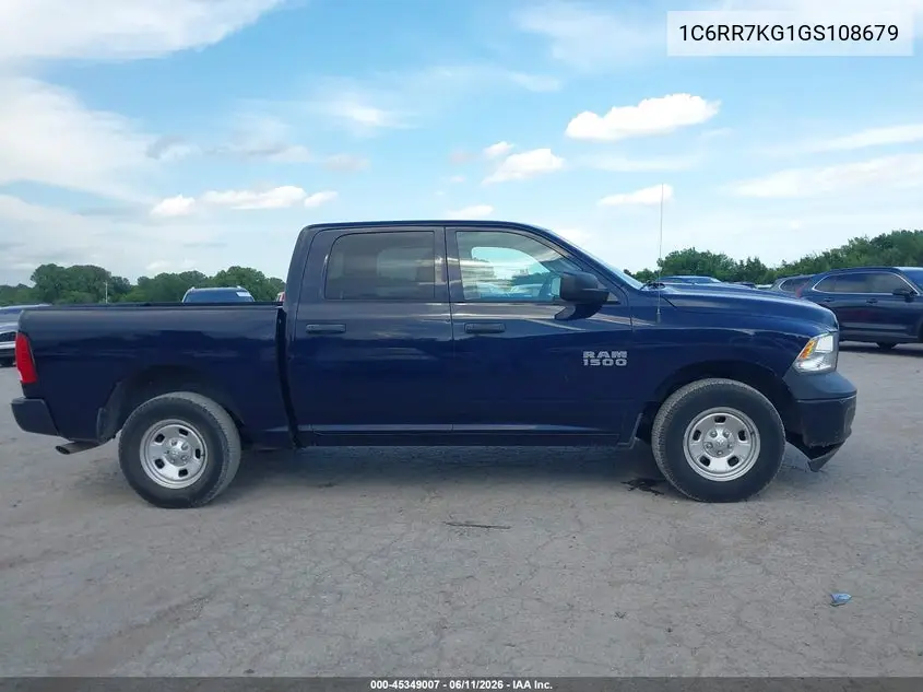 2016 Ram 1500 Tradesman VIN: 1C6RR7KG1GS108679 Lot: 45349007