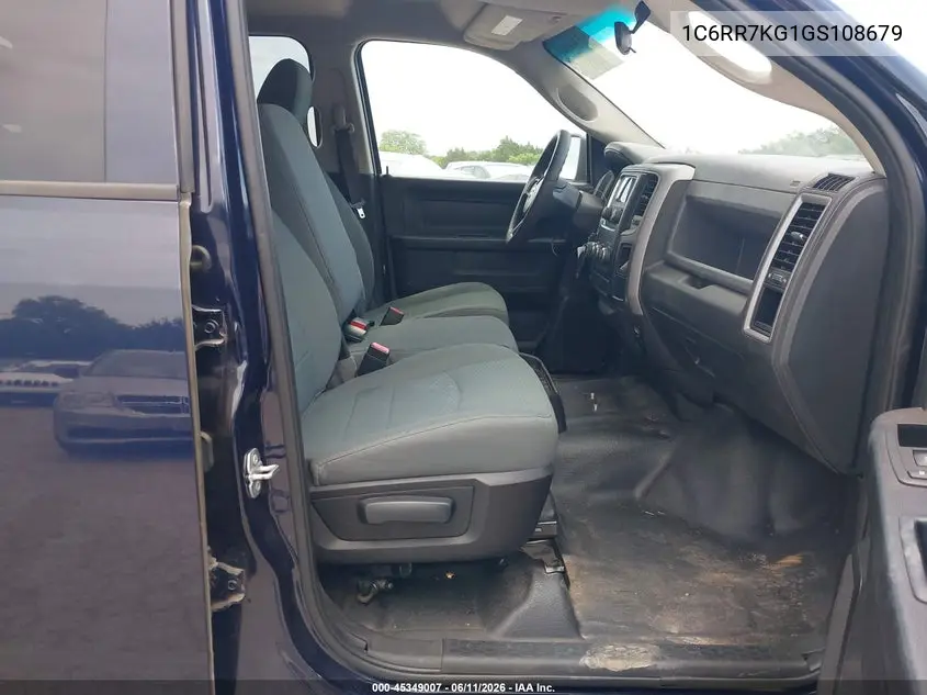 2016 Ram 1500 Tradesman VIN: 1C6RR7KG1GS108679 Lot: 45349007