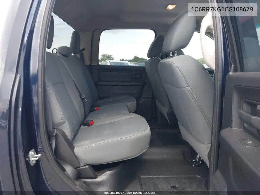 2016 Ram 1500 Tradesman VIN: 1C6RR7KG1GS108679 Lot: 45349007