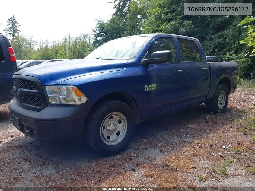 2016 Ram 1500 Tradesman VIN: 1C6RR7KG3GS396172 Lot: 45423690