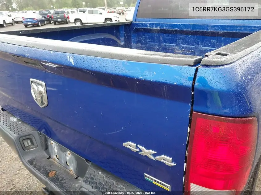 2016 Ram 1500 Tradesman VIN: 1C6RR7KG3GS396172 Lot: 45423690