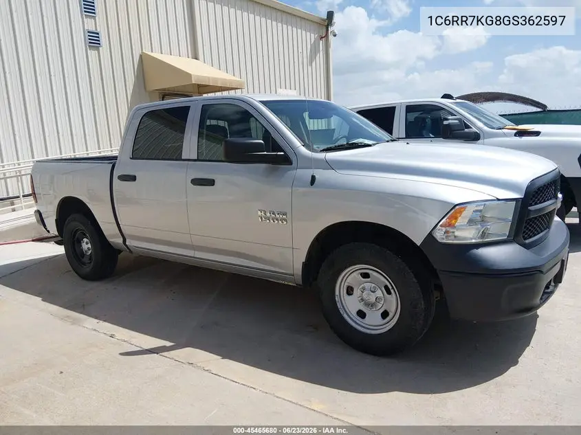 2016 Ram 1500 Tradesman VIN: 1C6RR7KG8GS362597 Lot: 45465680