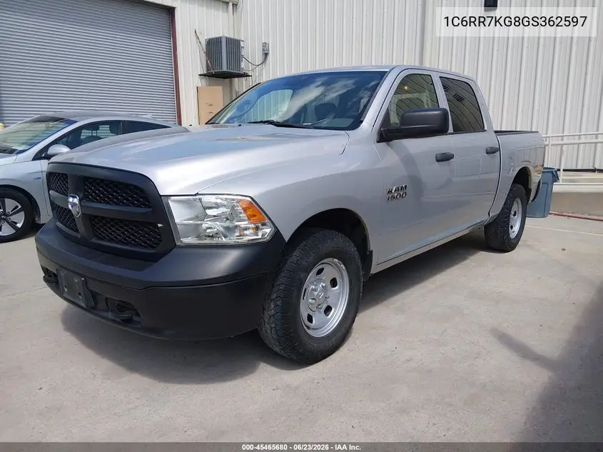 2016 Ram 1500 Tradesman VIN: 1C6RR7KG8GS362597 Lot: 45465680