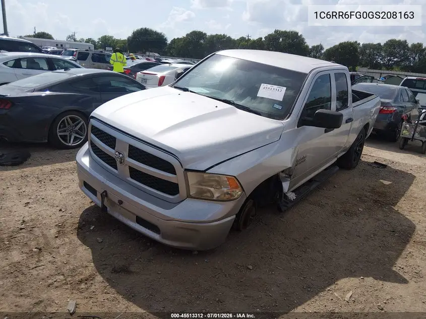 2016 Ram 1500 Tradesman VIN: 1C6RR6FG0GS208163 Lot: 45513312