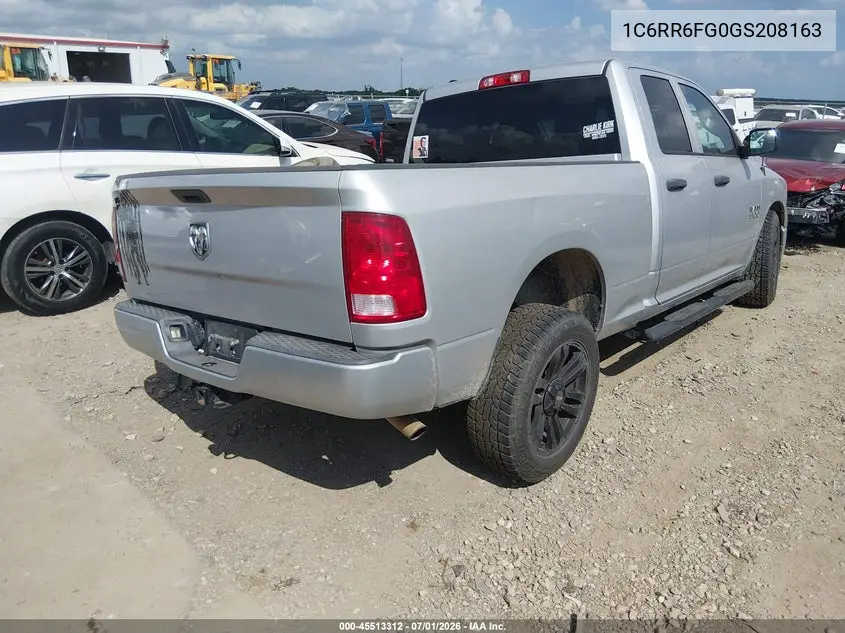 2016 Ram 1500 Tradesman VIN: 1C6RR6FG0GS208163 Lot: 45513312
