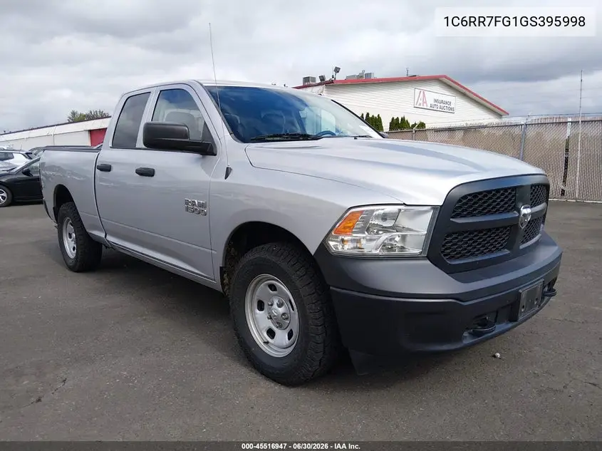 2016 Ram 1500 Tradesman VIN: 1C6RR7FG1GS395998 Lot: 45516947