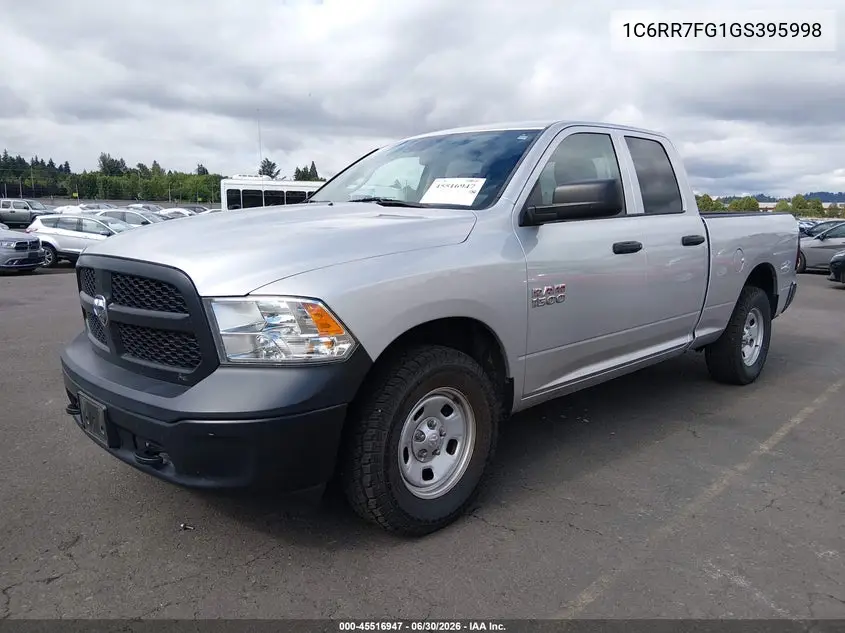 2016 Ram 1500 Tradesman VIN: 1C6RR7FG1GS395998 Lot: 45516947
