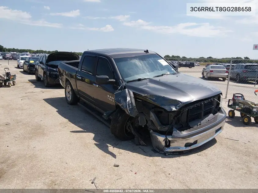 2016 Ram 1500 Big Horn VIN: 3C6RR6LT8GG288658 Lot: 45558442